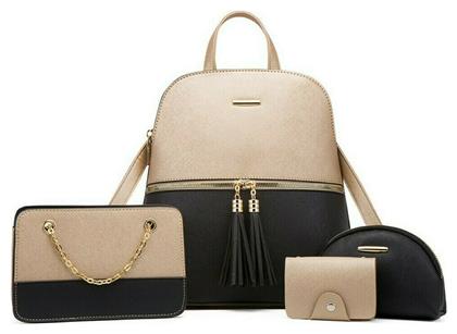 Γυναικείες Τσάντες Σετ Πλάτης σε Χρυσό χρώμα Cardinal