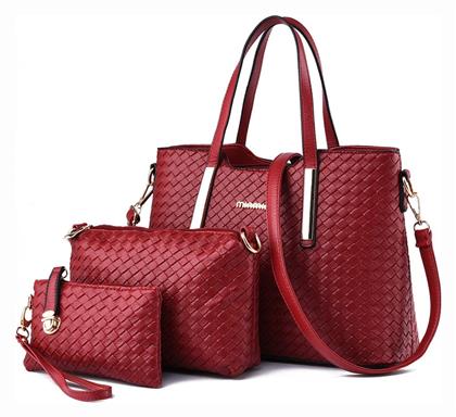 Σετ Γυναικεία Τσάντα 'Ωμου Κόκκινη Cardinal