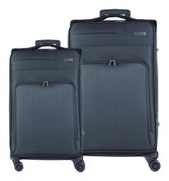 Βαλίτσες Υφασμάτινες Σκούρο Μπλε Σετ 2τμχ Cardinal