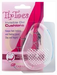 TipToes Invisible Gel Πέλματα Μετατάρσιου για Τακούνια 2τμχ Carnation