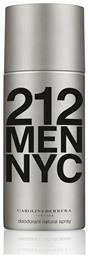 212 Men NYC Deodorant Natural Αποσμητικό σε Spray 150ml Carolina Herrera