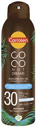 Carroten Coconut Dreams Αδιάβροχο Αντηλιακό Λάδι για το Σώμα SPF30 σε Spray 150ml