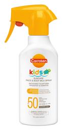 Kids Αδιάβροχο Παιδικό Αντηλιακό Spray για Πρόσωπο & Σώμα SPF50 270ml Carroten