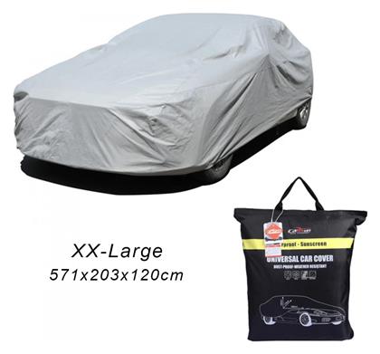 Κουκούλα για Audi Coupe / V8 571x203x120cm Αδιάβροχη XXLarge για Sedan / Coupe που Στερεώνεται με Ιμάντες Carsun