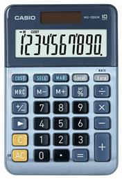 Αριθμομηχανή 10 Ψηφίων σε Μπλε Χρώμα Casio