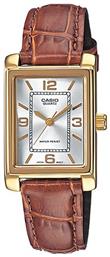 Classic Ρολόι Μπαταρίας με Δερμάτινο Λουράκι Casio