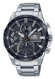 Edifice Premium Ρολόι Μπαταρίας με Ασημί Μεταλλικό Μπρασελέ Casio