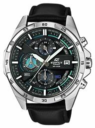 Edifice Ρολόι Μπαταρίας με Δερμάτινο Λουράκι Casio