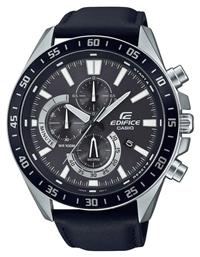 Edifice Ρολόι Μπαταρίας με Δερμάτινο Λουράκι Casio