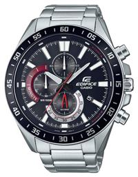 Edifice Ρολόι Μπαταρίας με Μεταλλικό Μπρασελέ Casio