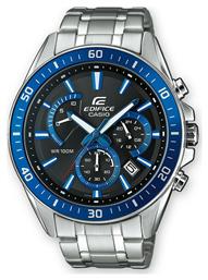 Edifice Ρολόι Μπαταρίας με Μεταλλικό Μπρασελέ Casio