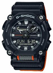 G-Shock Αναλογικό/Ψηφιακό Ρολόι Χρονογράφος Μπαταρίας με Πορτοκαλί Καουτσούκ Λουράκι Casio