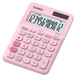 MS-20UC Αριθμομηχανή Λογιστική 12 Ψηφίων σε Ροζ Χρώμα Casio