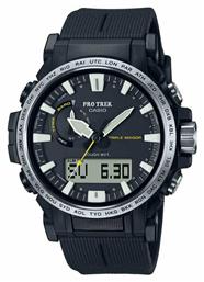 Pro Trek Ρολόι Solar με Καουτσούκ Λουράκι Casio