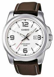 Ρολόι Μπαταρίας με Δερμάτινο Λουράκι Casio