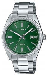Stainless Steel Ρολόι Μπαταρίας με Μεταλλικό Μπρασελέ Casio