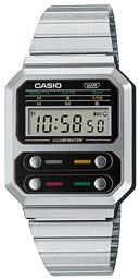 Vintage Edgy Ρολόι Μπαταρίας με Χρονόμετρο Casio