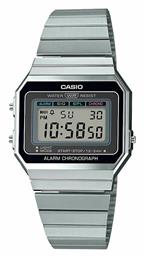 Vintage Iconic Ρολόι Μπαταρίας με Μεταλλικό Μπρασελέ Casio