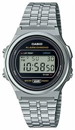 Vintage Round Ρολόι Μπαταρίας με Χρονόμετρο Casio