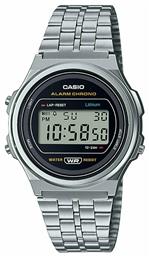 Vintage Round Ρολόι Μπαταρίας με Μεταλλικό Μπρασελέ Casio