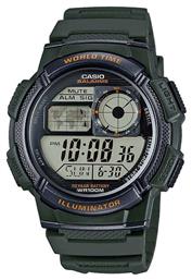World Time Illuminator Ρολόι Μπαταρίας με Ξυπνητήρι Casio