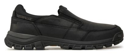 Δερμάτινα Ανδρικά Slip-On Μαύρα CAT