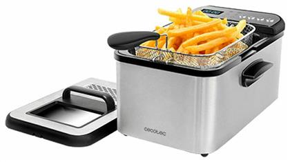 Cleanfry Luxury 3000 Λαδιού 3.2lt Ασημί Cecotec