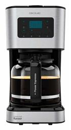Coffee 66 Smart Προγραμματιζόμενη Καφετιέρα Φίλτρου 950W Silver Cecotec