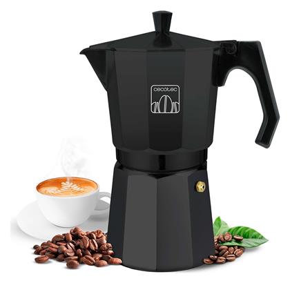 Mokclassic Μπρίκι Espresso 9cups Μαύρο Cecotec