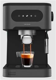 Power Espresso Ημιαυτόματη για Αλεσμένο Καφέ Μαύρη Cecotec