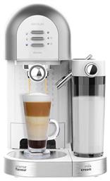 Power Instant-Ccino 20 Chic Serie Ημιαυτόματη για Αλεσμένο Καφέ Λευκή Cecotec