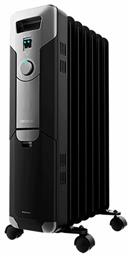 Readywarm 7000 Space Black Καλοριφέρ Λαδιού με 6 φέτες 1500W Cecotec