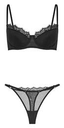 Δαντελένιο Σετ Εσωρούχων με String Celestino