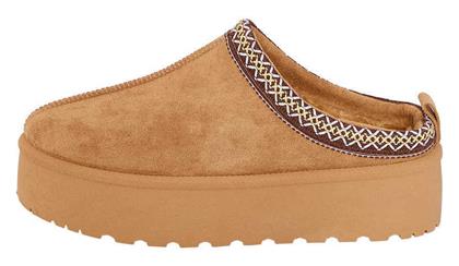 Παπούτσια Εμπριμέ Λεπτομέρεια Καμηλό Celestino