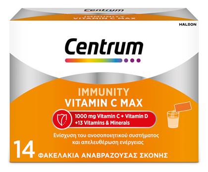 Immunity Vitamin C Max Βιταμίνη 1000mg 14 x 1 φακελίσκοι 14τμχ Centrum
