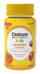 Kids Gummies Πολυβιταμίνη Multifruit 60 x 1 ζελεδάκια 60τμχ Centrum