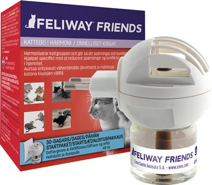 Ceva Feliway Friends Difusser & Refill Συσκευή & Φιαλίδιο 48ml