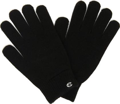 Champion Μαύρα Ανδρικά Πλεκτά Γάντια από το Zakcret Sports