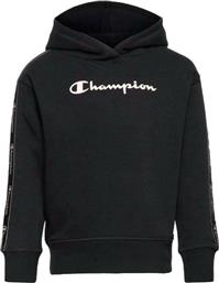 Παιδικό Φούτερ με Κουκούλα και Τσέπες Μαύρο Champion