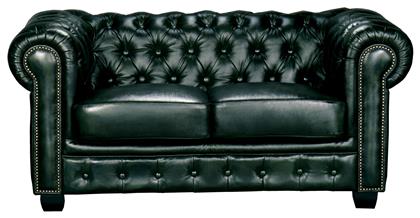 Chesterfield 689 Διθέσιος 160x92x72εκ. Antique Πράσινο - Woodwell