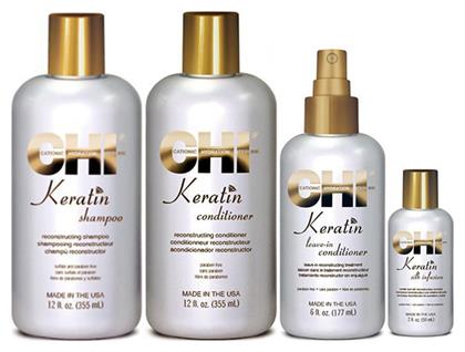 Keratin Beach Σετ Κερατίνης με Σαμπουάν 4τμχ CHI