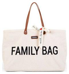 Τσάντα-Αλλαξιέρα Ώμου/Χειρός Family Teddy Teddy Off White 55x18x40εκ. Childhome