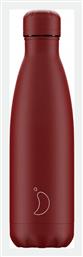 Chilly's Monochrome 500ml All Matte Red - Chillys