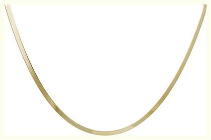 Χρυσή Κ14 Snake αλυσίδα 45 εκατοστών 039414 039414 Χρυσός 14 Καράτια - Kosmima24