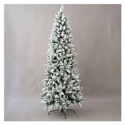 Χριστουγεννιάτικο Δέντρο Slim Χιονισμένο 240εκ. με 1180 Κλαδιά - Eurolamp