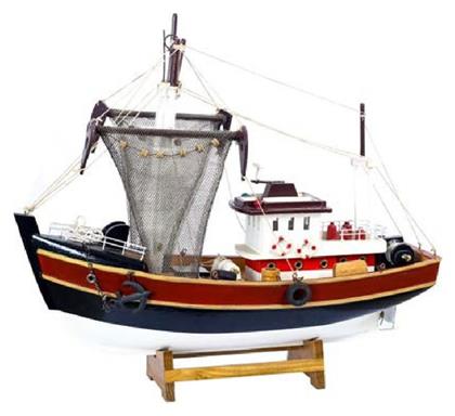 Χριστουγεννιάτικο Καΐκι 34x38cm - Eurolamp