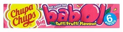 6 Τσίχλες Big Babol με Γεύση Tutti Frutti Chupa Chups
