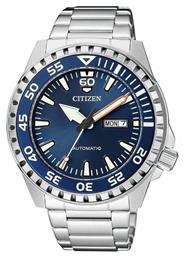 Promaster Marine Ρολόι Αυτόματο με Μεταλλικό Μπρασελέ Citizen