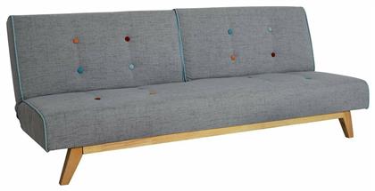 City Τριθέσιος Καναπές Κρεβάτι Γκρι 185x78εκ. 0513402 - HomeMarkt