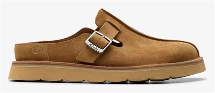 Ανδρικά Δερμάτινα Σαμπό Καφέ Clarks